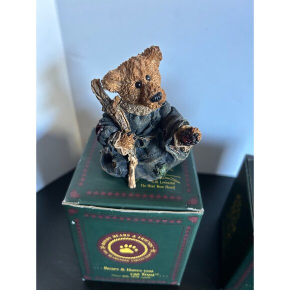 Boyds Bears & Friends Figurines Set X 2: Abigail & Head Bean Houncil Collectible - Picture 4 of 16